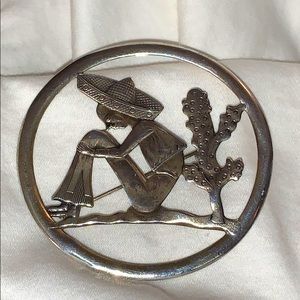 Sterling southwestern pin/pendant - truart